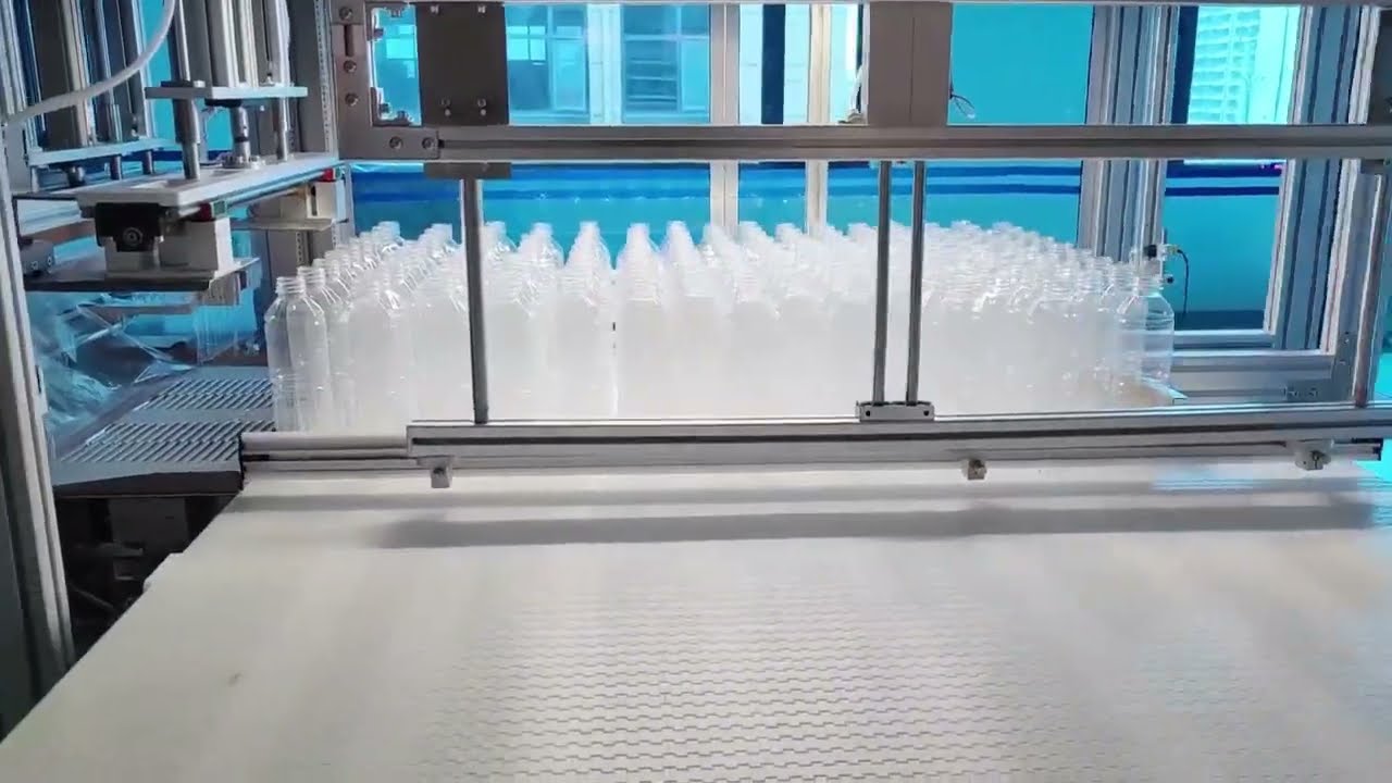 Introduction PET Bottle Packaging Machine with Servo Control from China PIO#packagingmachine