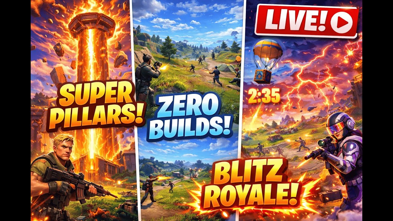 Playing Fortnite (Blitz, ZB, BR) #voidesports #shorts #Gaming #FYPPPPP