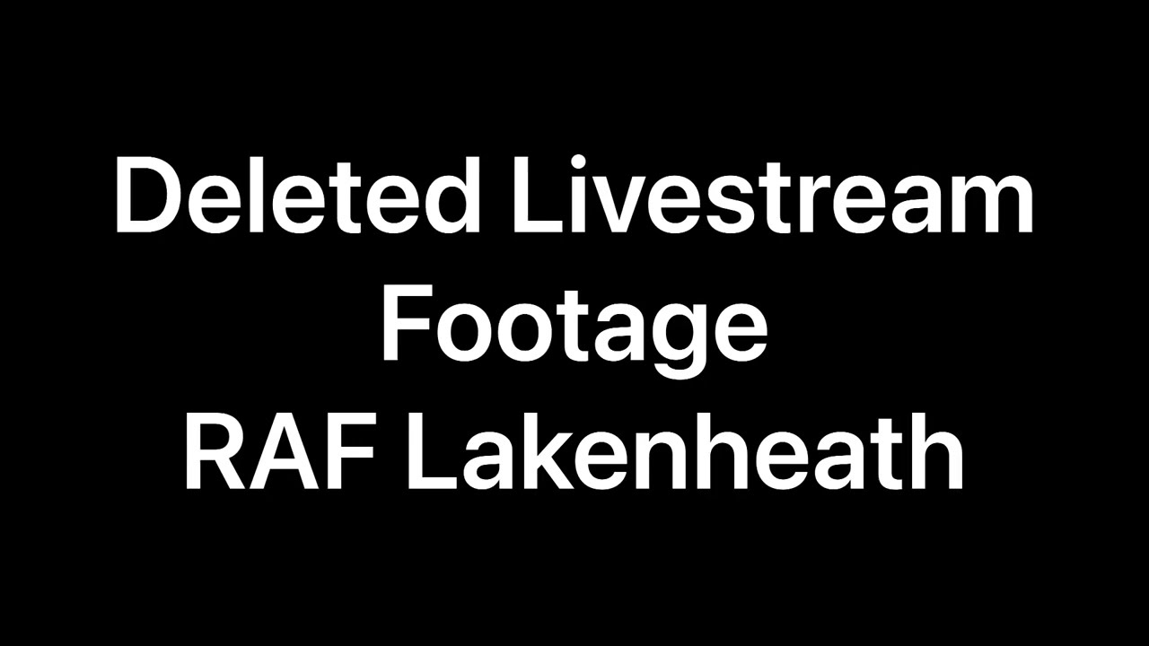 (Deleted Livestream) UFO/UAP | RAF Lakenheath, UK 🇬🇧 #uap #ufo #drone