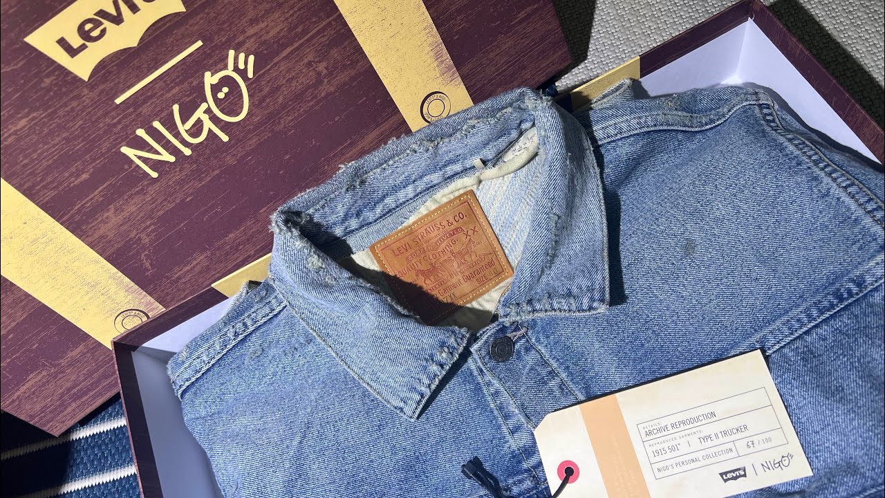 LEVI'S&reg; x Nigo&reg; The Future is in the Past 1950s 507XX Type II Trucke經典全球限量67/100牛仔褸開箱違和感復刻 #nigo