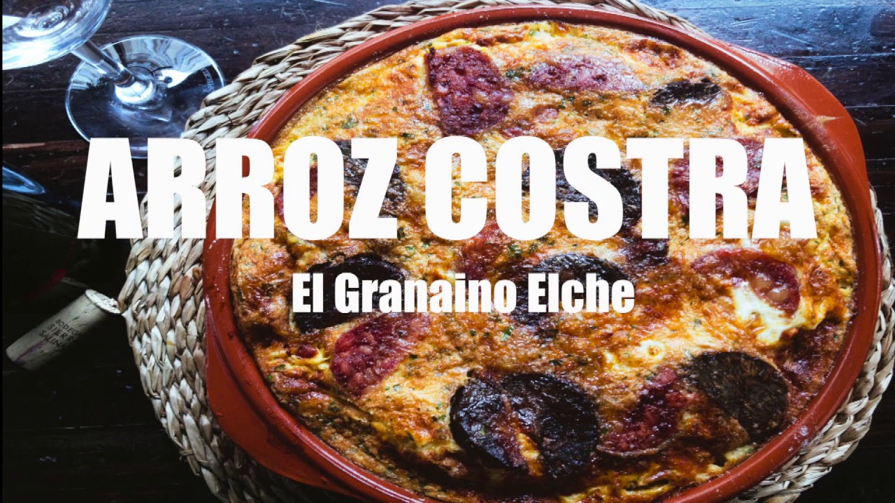 ARROZ COSTRA de Elche RECETA VERDADERA Restaurante El Granaino