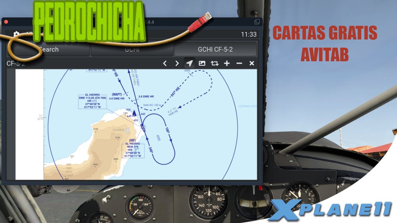 [X Plane 11] CARTAS GRATIS  |  AVITAB  |  EN ESPAÑOL