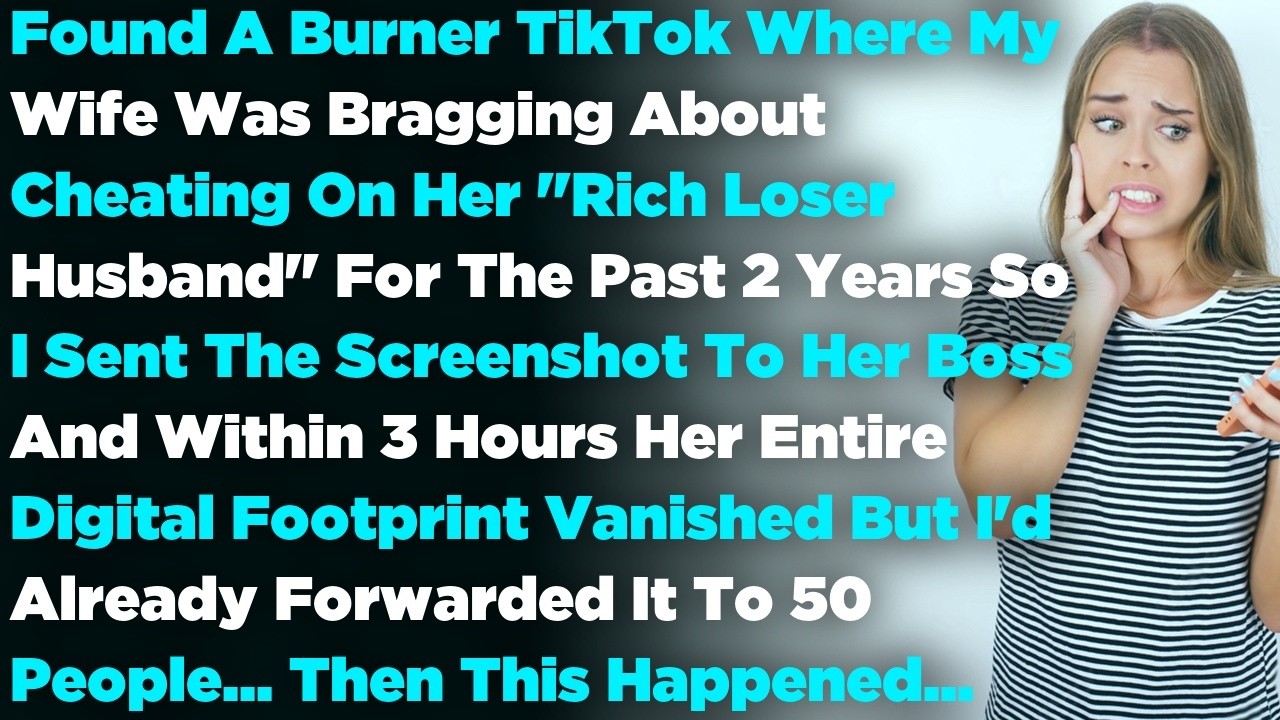 Нашёл фейковый аккаунт в TikTok, где моя жена хвасталась изменой своему «богатому мужу-неудачнику».