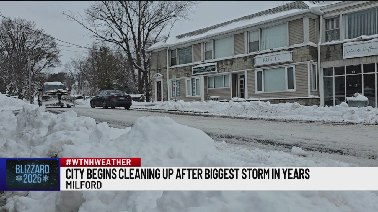 Milford Mayor advises residents to not shovel snow back in roads