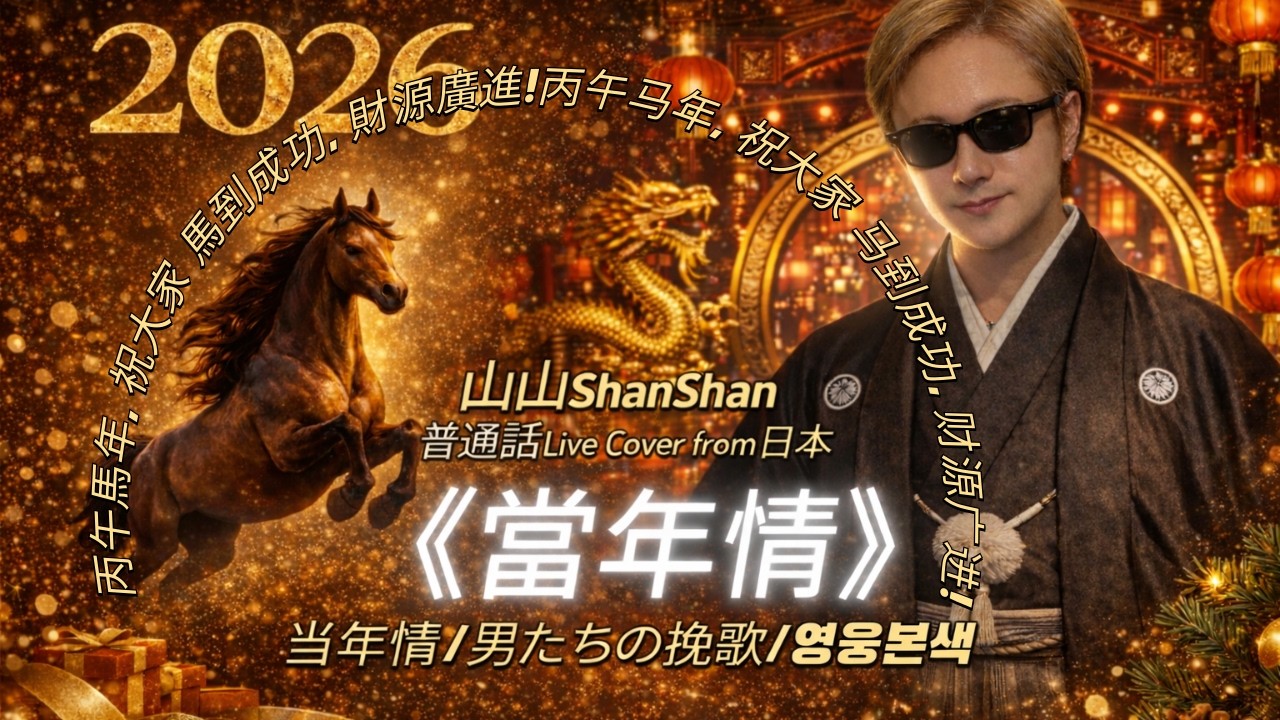 《當年情》当年情/男たちの挽歌/영웅본색｜張國榮｜山山ShanShan 普通話 Live Cover from 日本  (26.02)