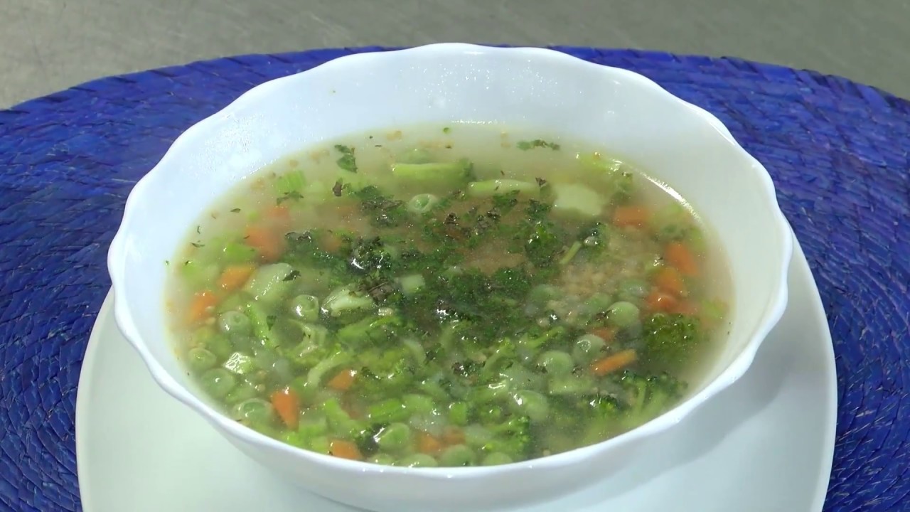 Como Preparar Sopa de Mijo con Verduras y Hierbabuena- CocinaTv por Juan Gonzalo Angel