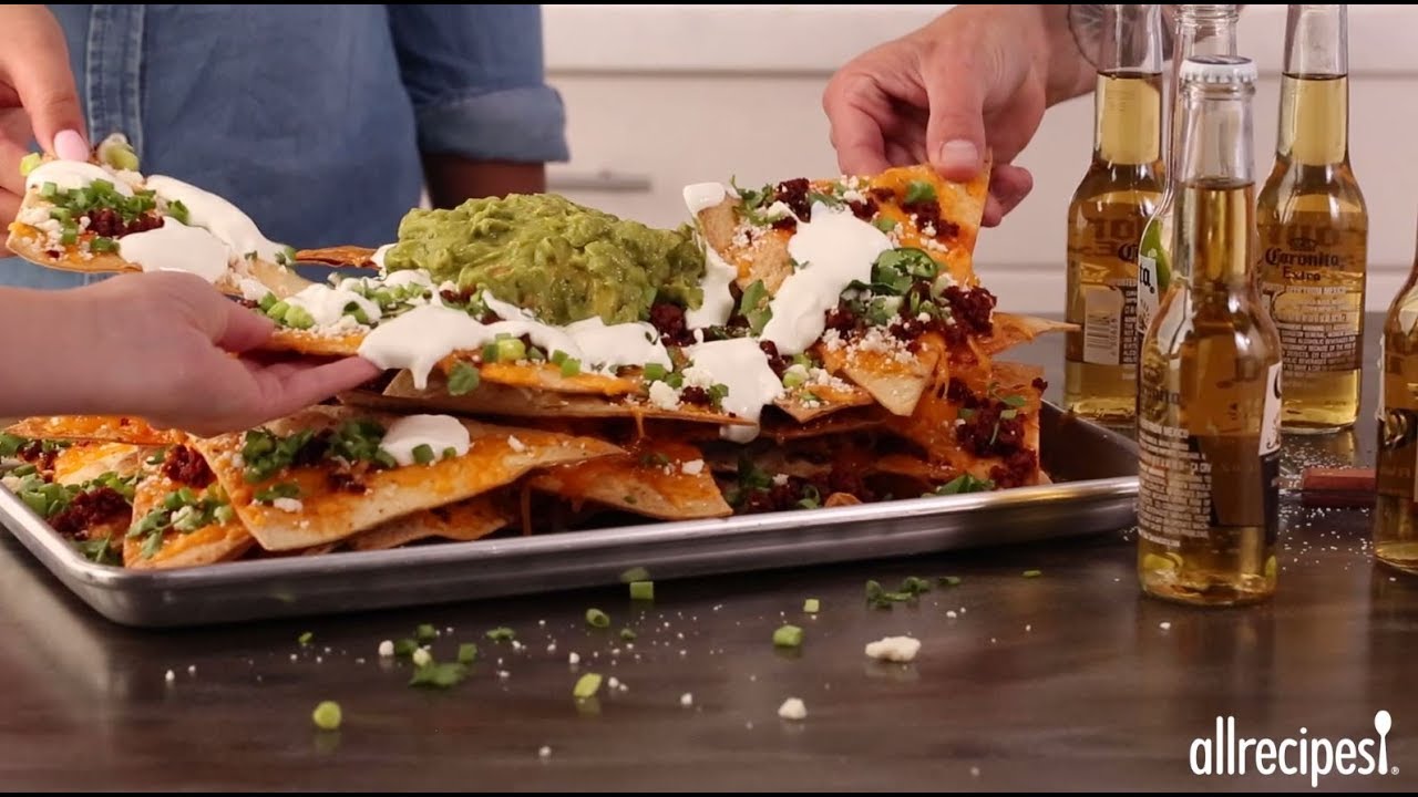 How to Make Giant Nachos | Game Day Recipes | Allrecipes.com