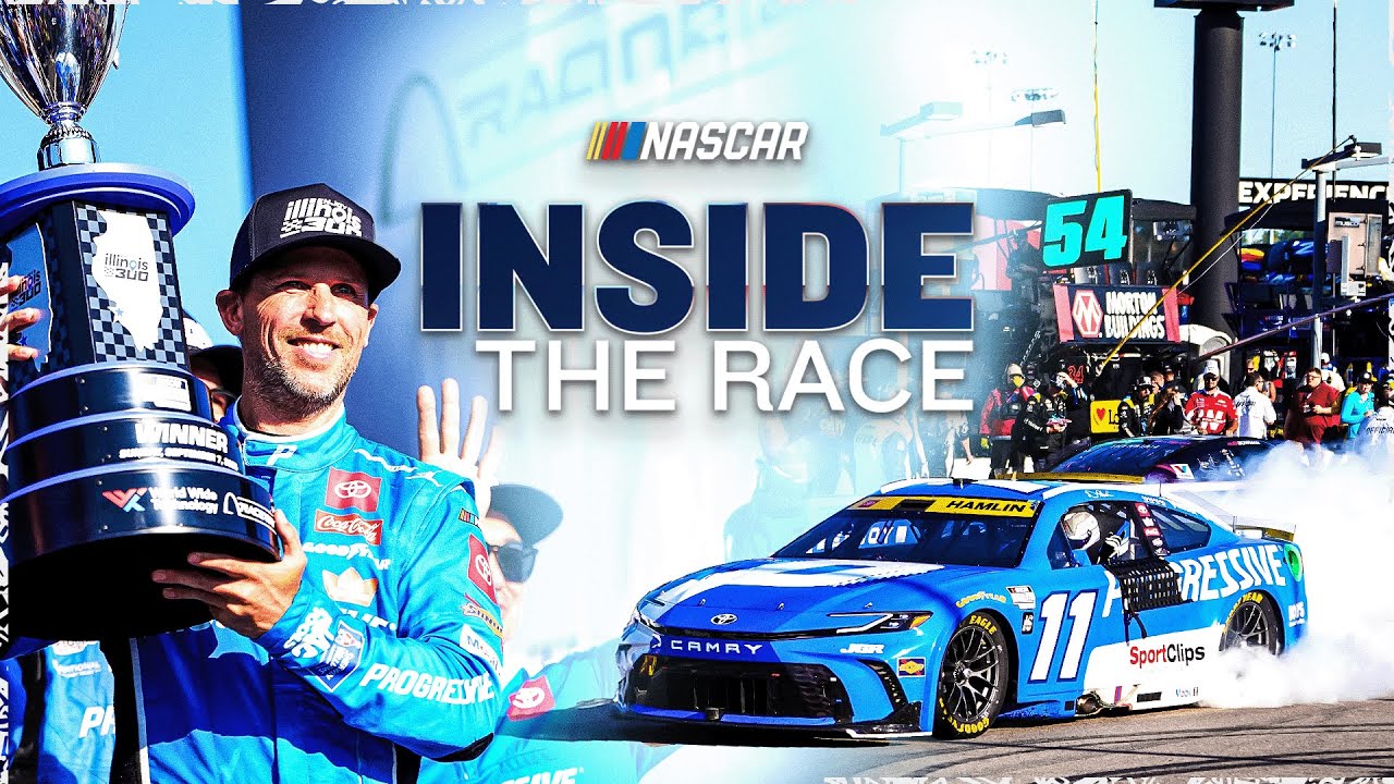Denny Hamlin Scores Playoff Win (and Boos) at Gateway | NASCAR Inside the Race
