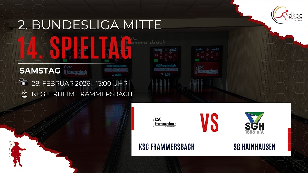 2. Bundesliga Mitte - 14. Spieltag: KSC Frammersbach - SG Hainhausen