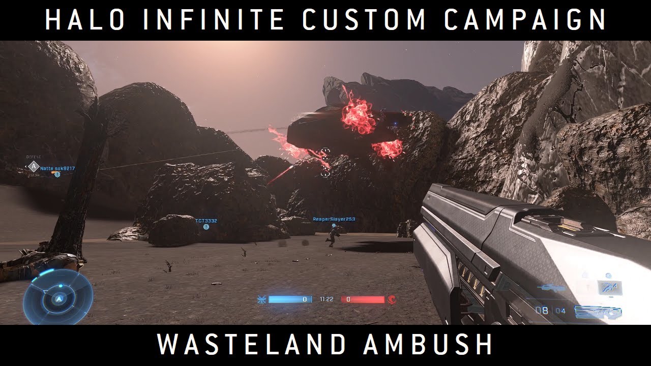 Halo Infinite Custom Campaign - Wasteland Ambush