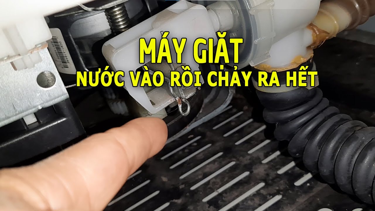 Máy giặt không giữ được nước
