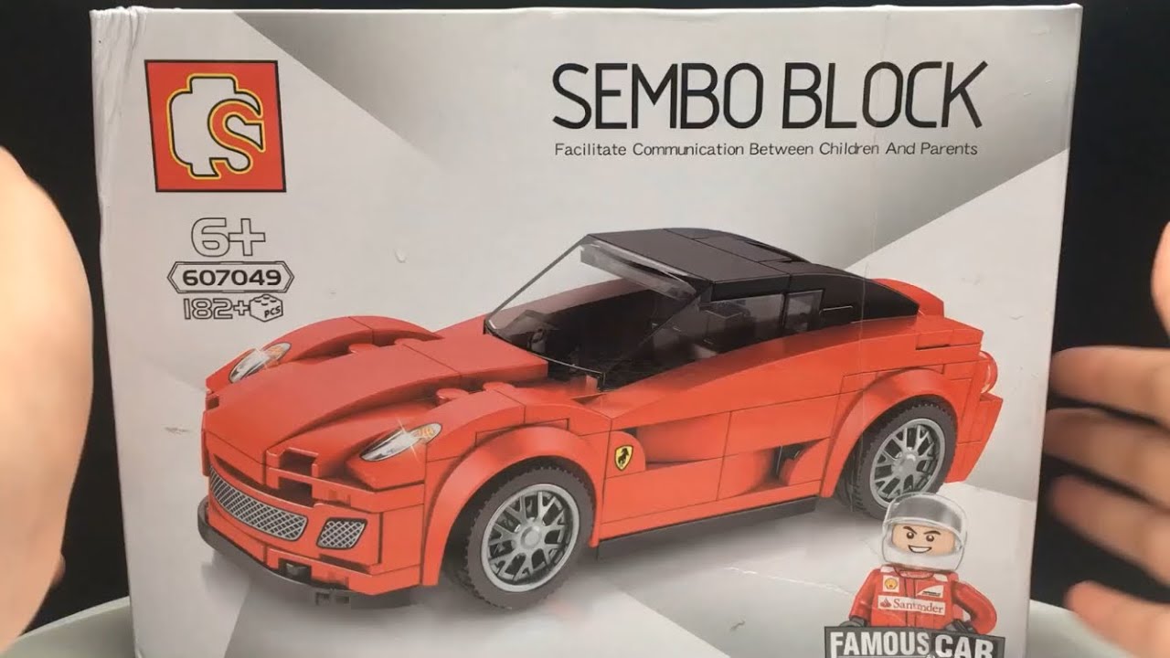 Lego Sembo Block 607049 Famous Car - Unoffical Lego Speed Build Review