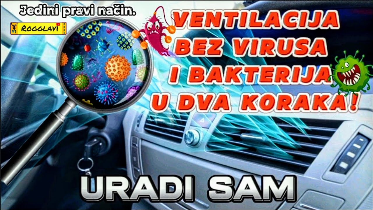 Kako se resiti bakterija i virusa u autu!🍃