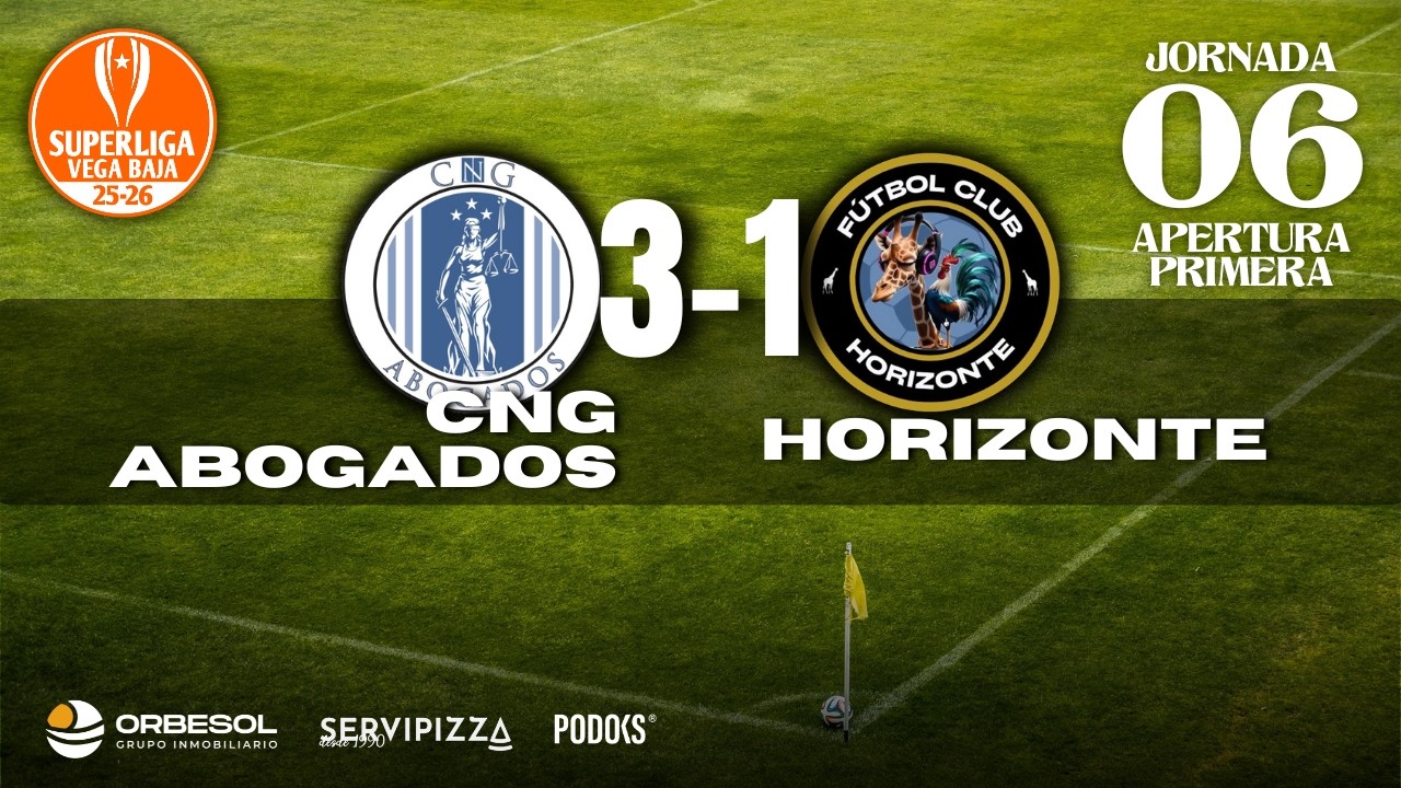 AP.J06 · CNG ABOGADOS 3-1 FC HORIZONTE