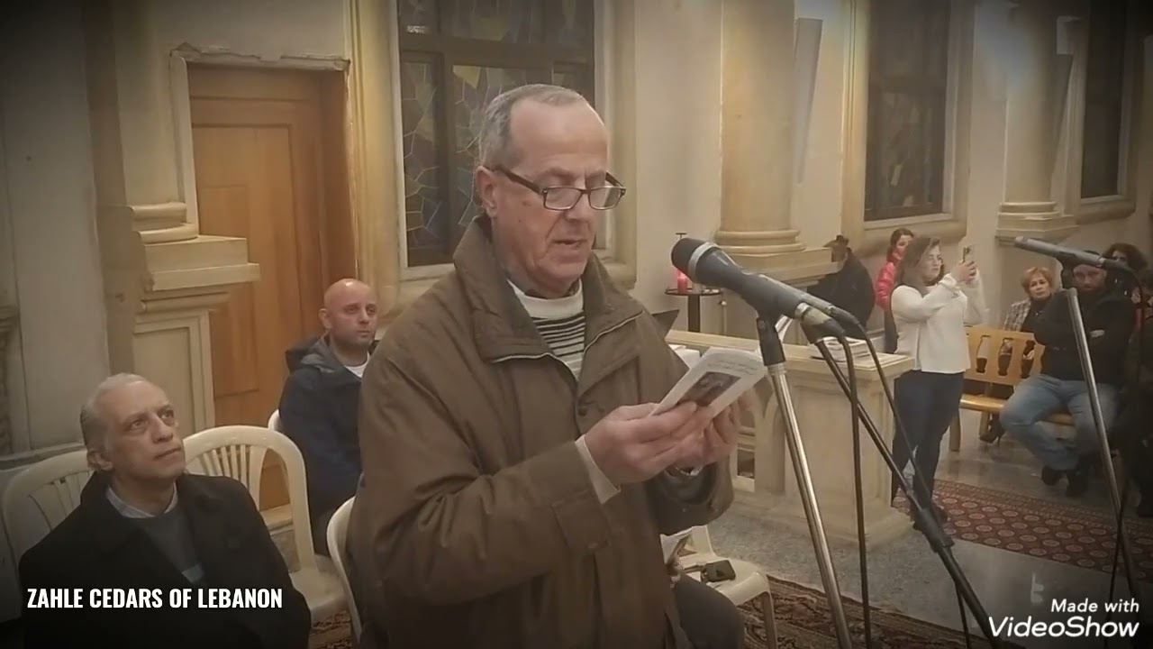المرنم الكبير رفيق قبلان يرنّم للعذراء مريم بصوتٍ كـ“كنّار الكنيسة”،في كنيسة مار شربل – زحلة،♥️🙏🏻