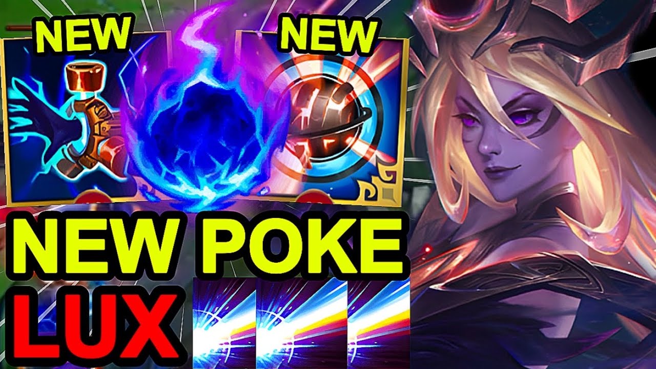 Wild Rift China Lux Support - New Full AP & Poke Lux Build Runes - New AP item Insane Damage
