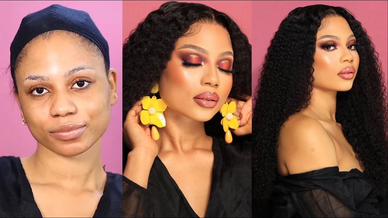 MAKEUP & HAIR TRANSFORMATION FT LAYEFA LUXURY HAIR