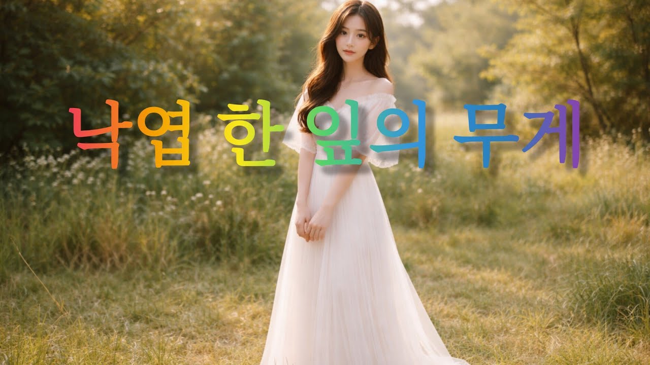 낙엽 한 잎의 무게 | 감성 트로트 발라드