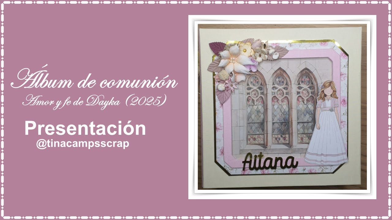 Presentación álbum de comunión Amor y Fe de Dayka (2025).