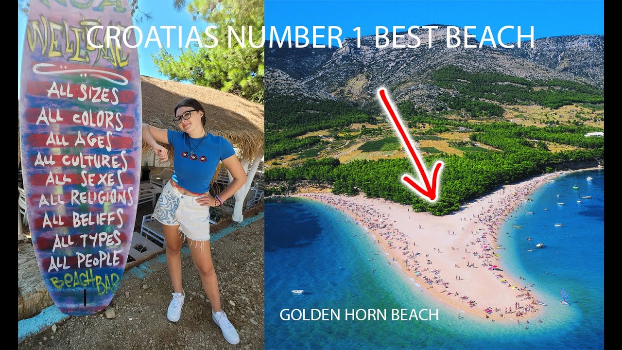 THE MOST INSANE BEACH WE HAVE EVER BEEN TO! (GOLDEN HORN BEACH - CROATIAS #1 BEST BEACH)