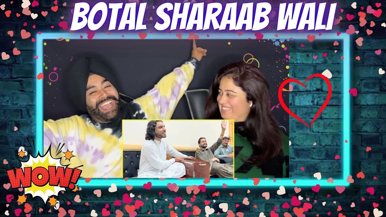 Punjabi Reaction on ~Botal Sharab Wali ~Singer Tanveer Anjum | Mehfil Video 🥰 Dil Lut Leya Paji Ne!