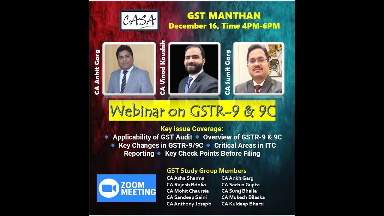 GST Annul Return 9 & 9C