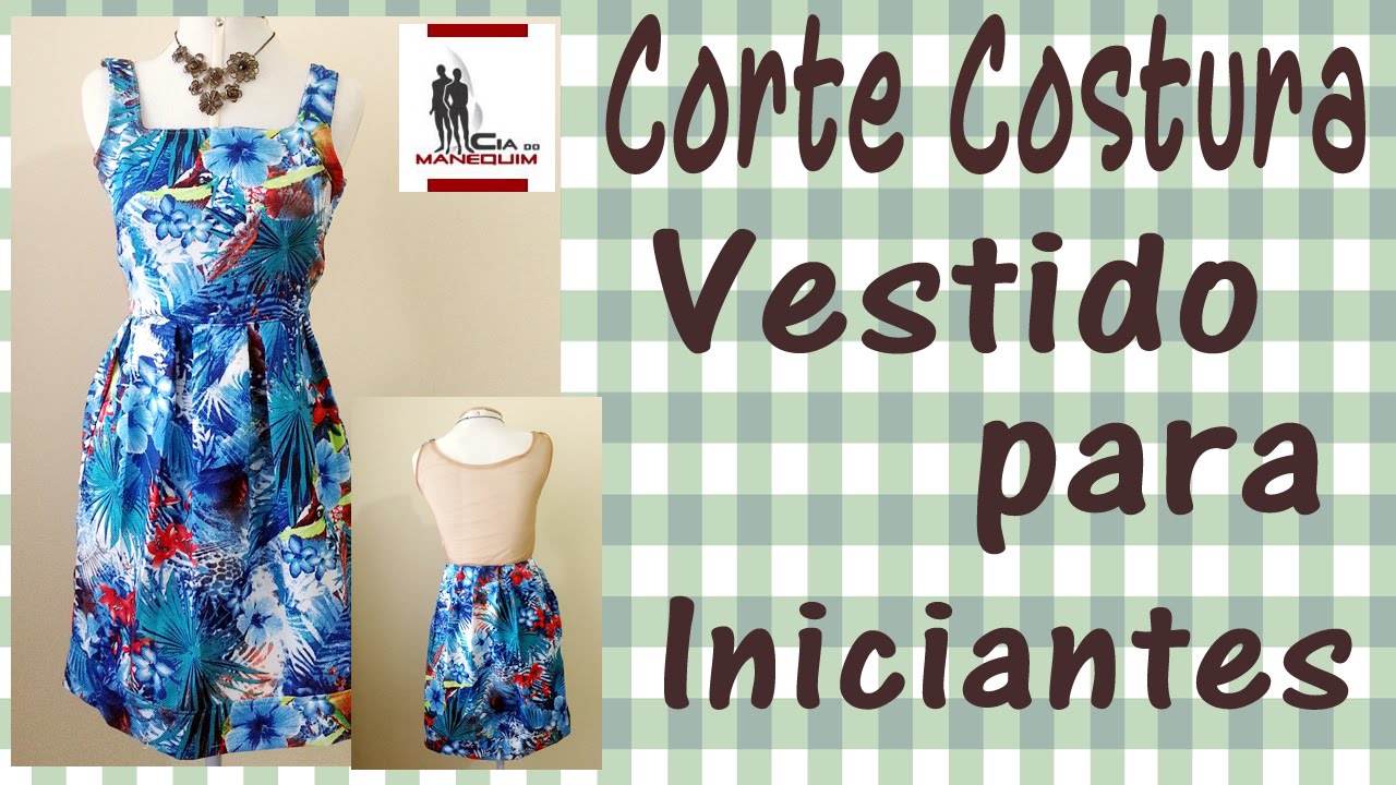 Curso Corte e Costura passo-a-passo Vestido sem molde - Super Fácil!