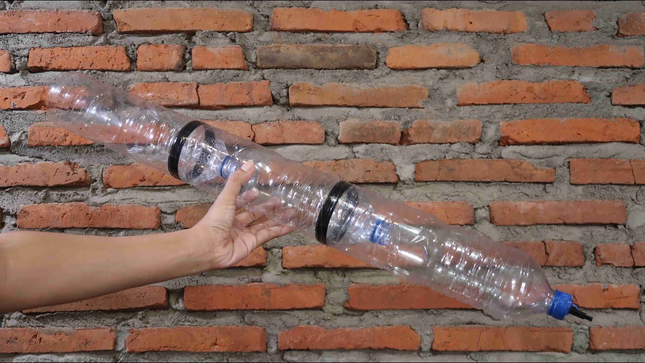 Membuat meriam spirtus dari botol aqua
