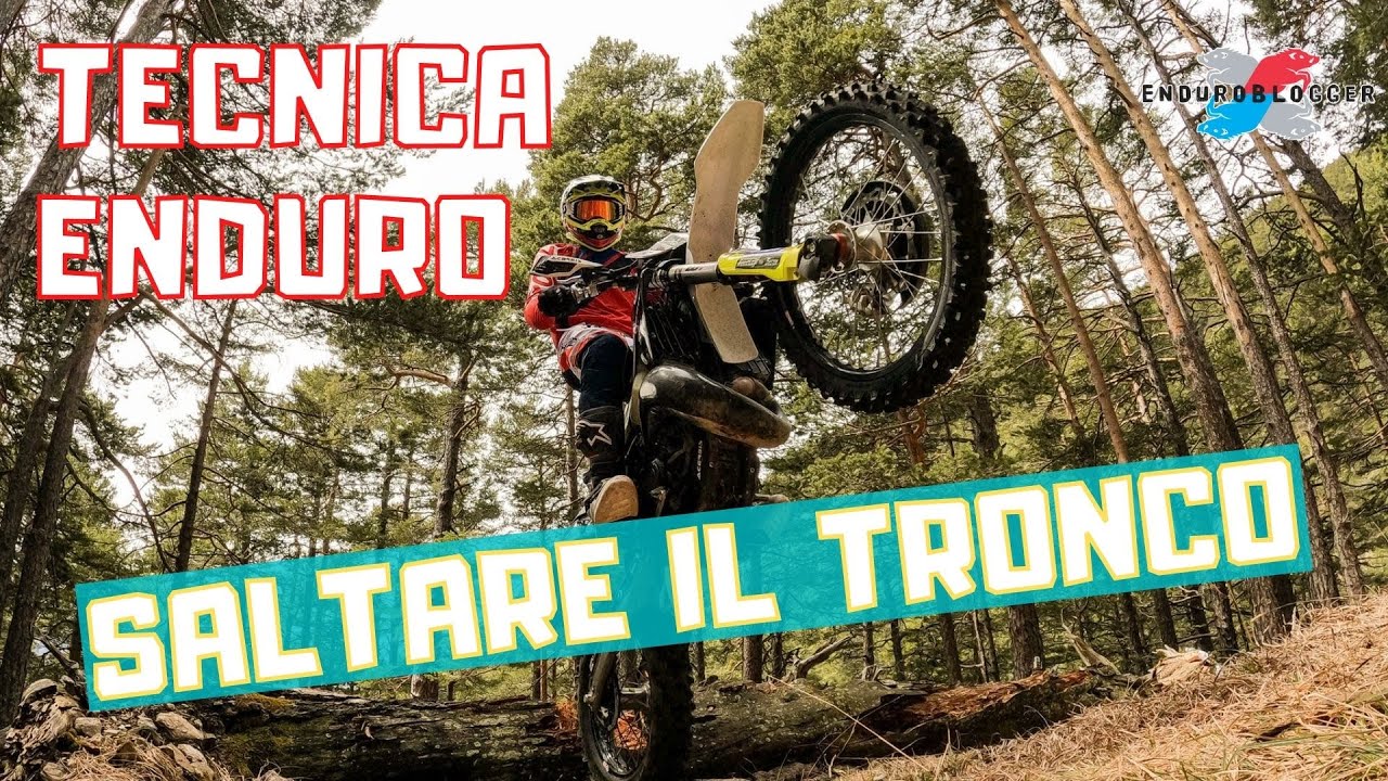 COME SALTARE UN TRONCO CON LA MOTO DA ENDURO
