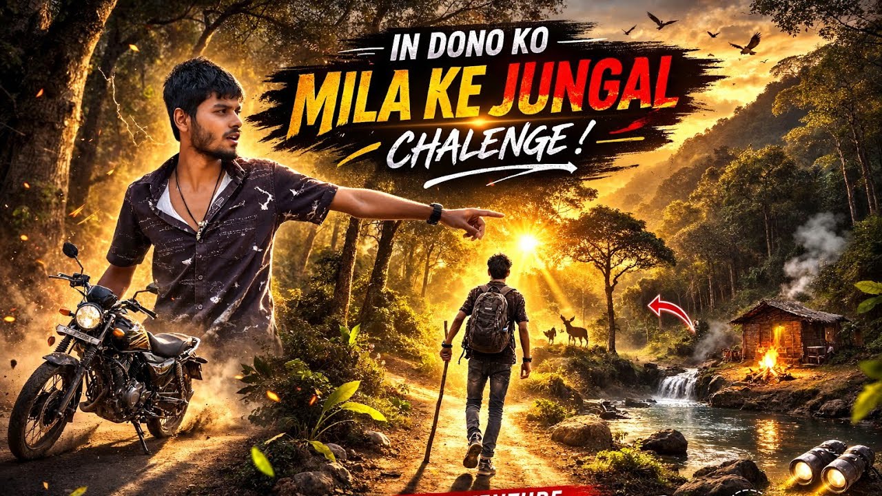 Bike Se Jungle Tak 😱 Dangerous Challenge | Real Survival Vlog