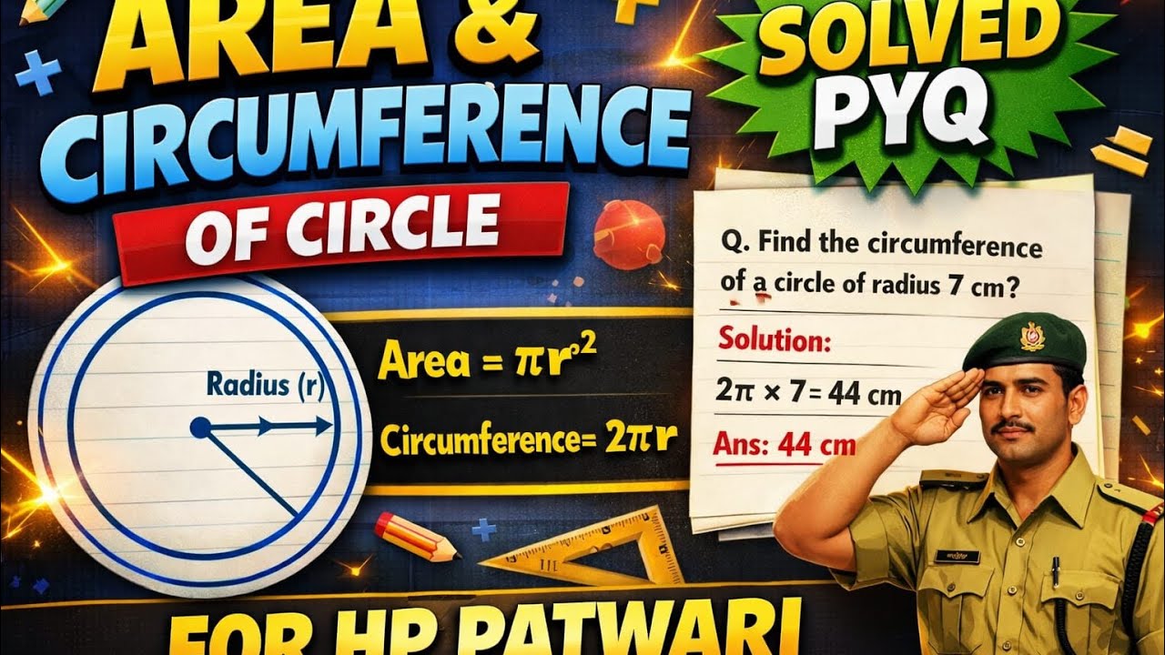 👉 Circle 🔥 Most Repeated Questions + Complete Basics | SHORT TRICKS