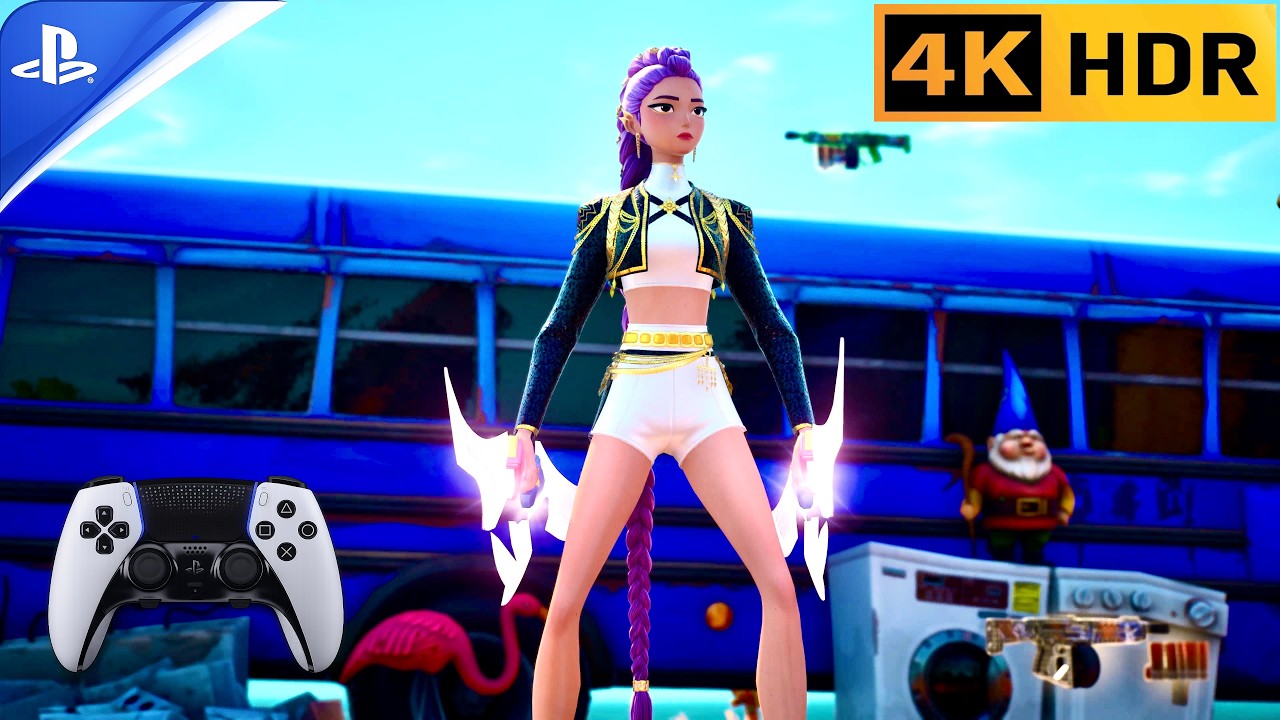 Rumi (Huntrix) Fortnite PS5 4K HDR Showcase (No Commentary)