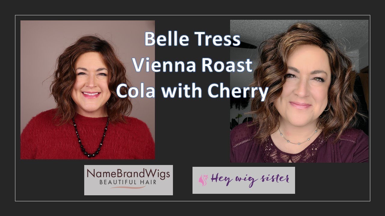 Belle Tress VIENNA ROAST in Cola with Cherry | WIG REVIEW | Heat Friendly wavy Bob