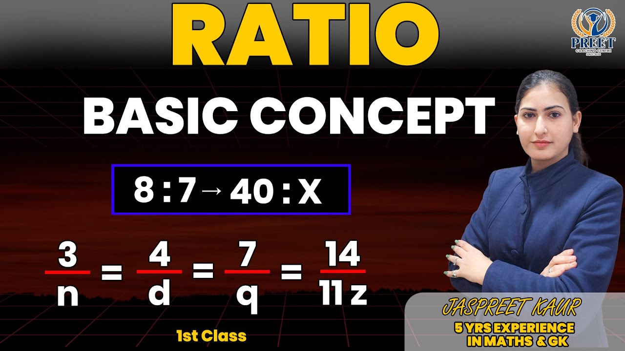 Ratio Basic Concept, Ratio and Proportion Tricks, Maths Ratio Questions for Competitive Exams #ratio