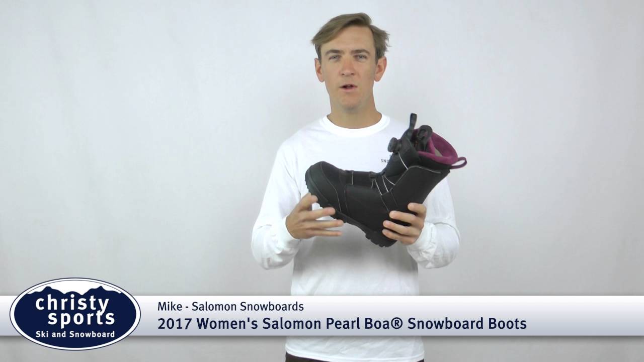 2017 Salomon Pearl Boa Women's Snowboard Boots Review