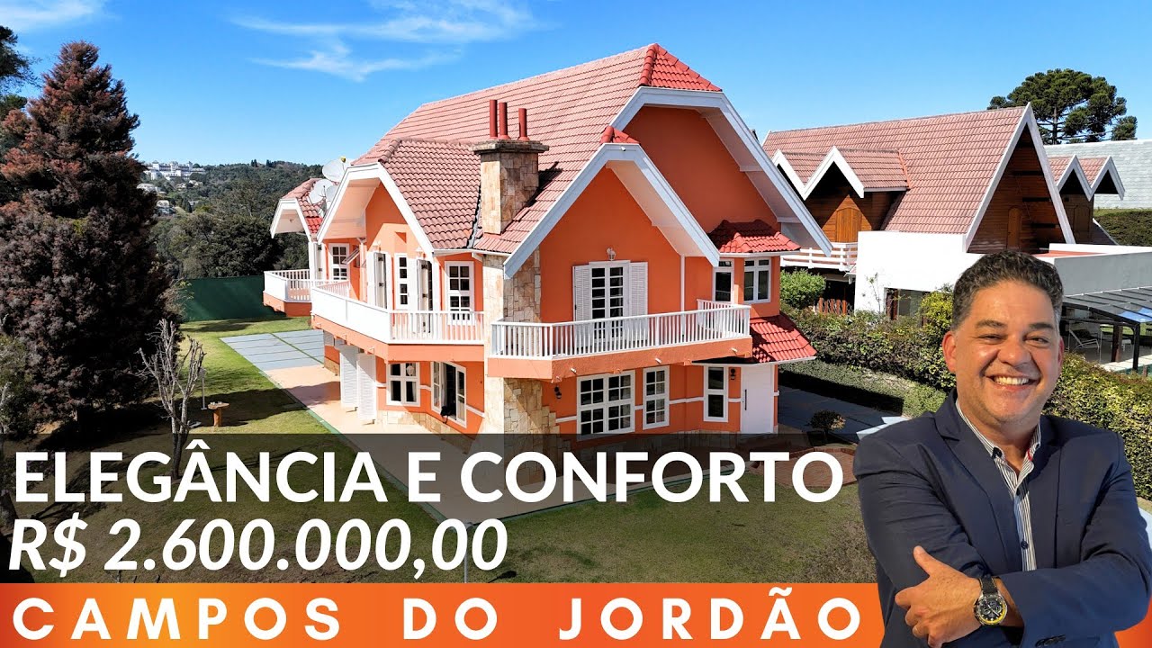🍁 ELEGÂNCIA E CONFORTO EM UM TERRENO INCOMPARÁVEL - CAMPOS DO JORDÃO - R$ 2.600.000