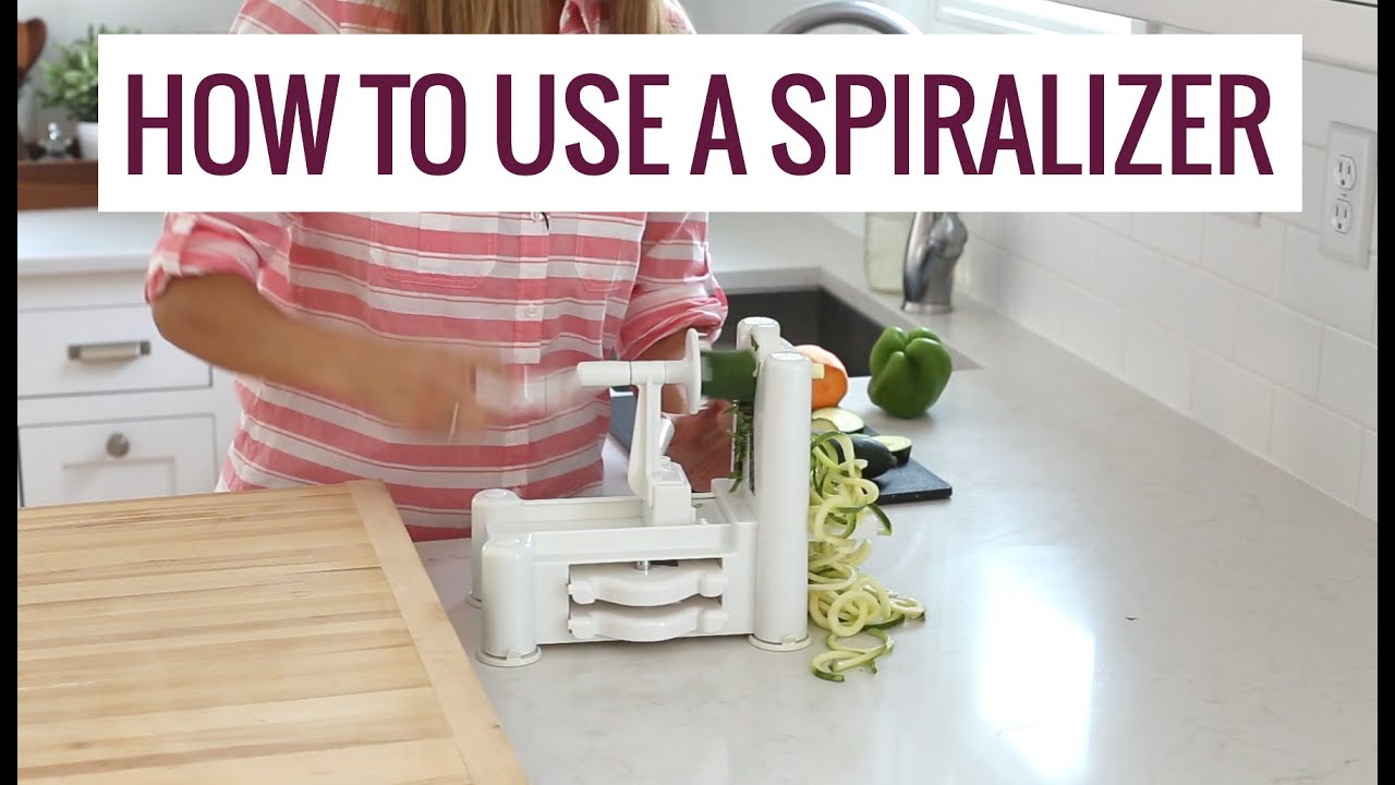 How To Use A Spiralizer