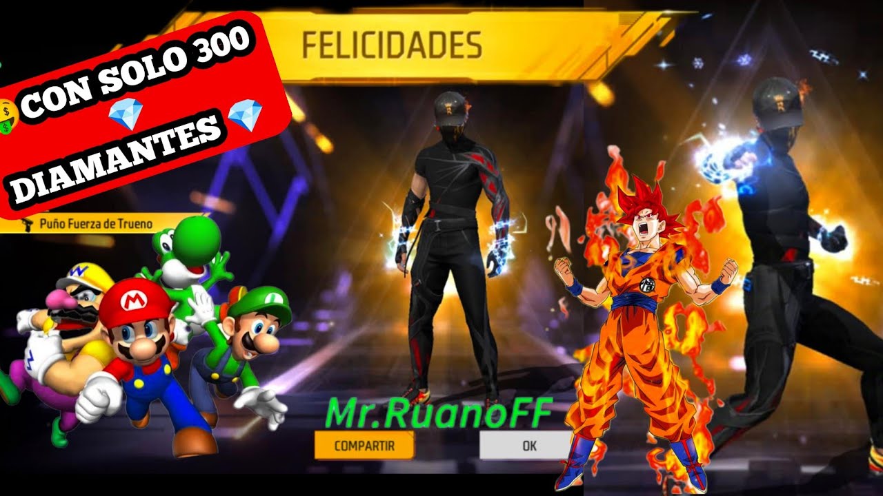 🚨 CON SOLO 300 💎 COMO OBTENER LOS PUÑOS FUERZA DE TRUENO O PUÑOS DE CADENA EN FREE FIRE EN TORRE 💥