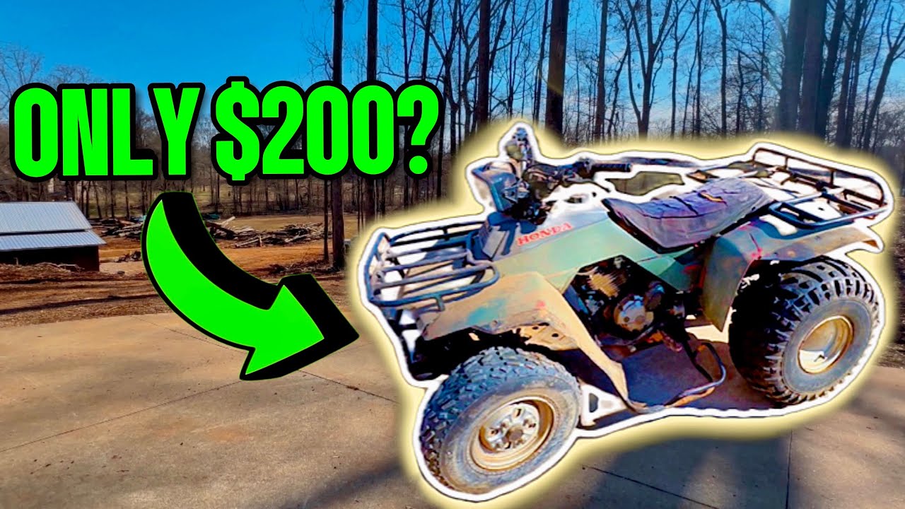 Will It Run?! - $200 1986 Honda Fourtrax 250 Revival