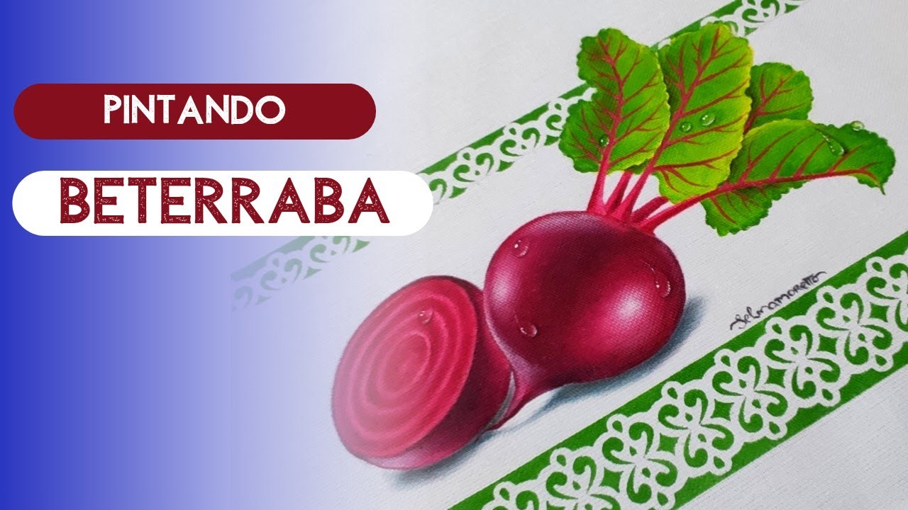 Como Pintar Beterraba em Tecido