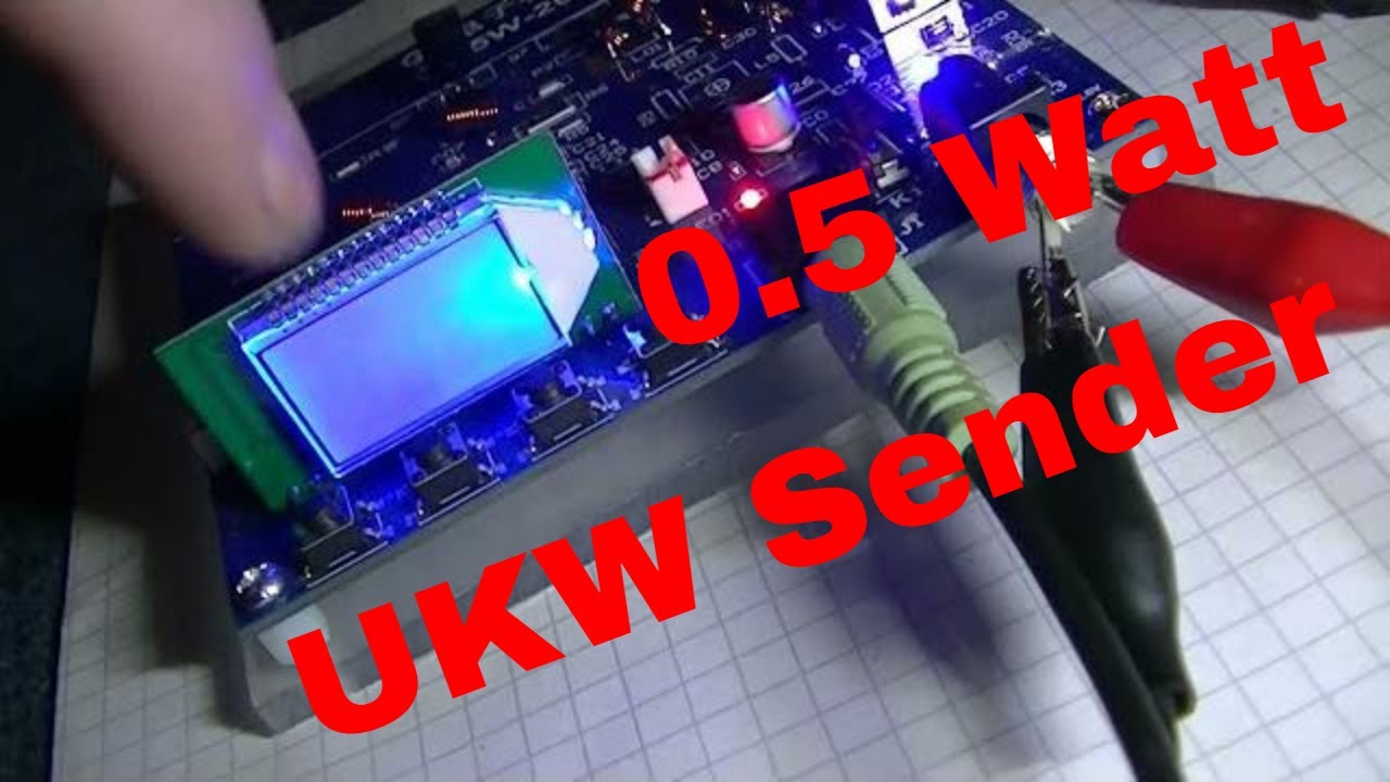 UKW Sender Leistungstest mit 50 Ohm Widerstand und Digital Oszi - eflose #1080