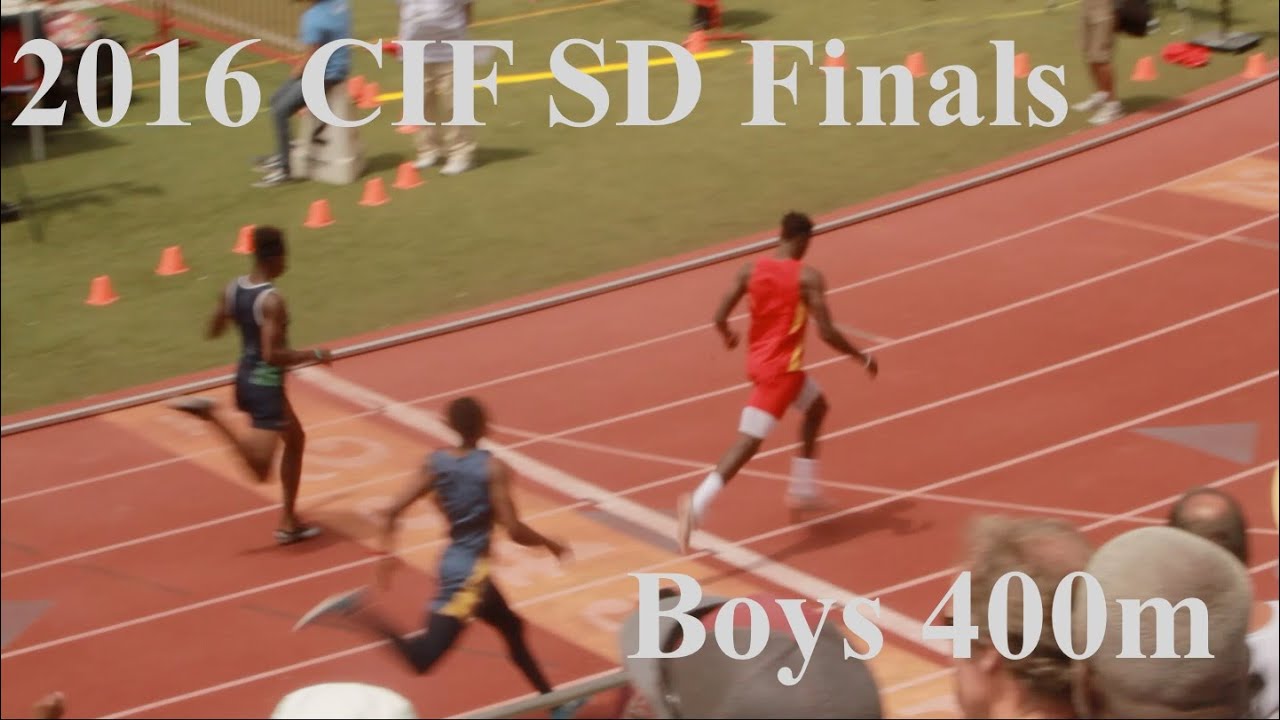 2016 SD CIF Finals Boys 400