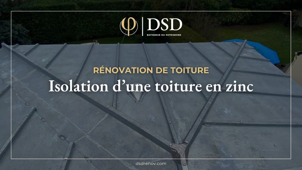 Tout savoir sur l’isolation des toitures en zinc !