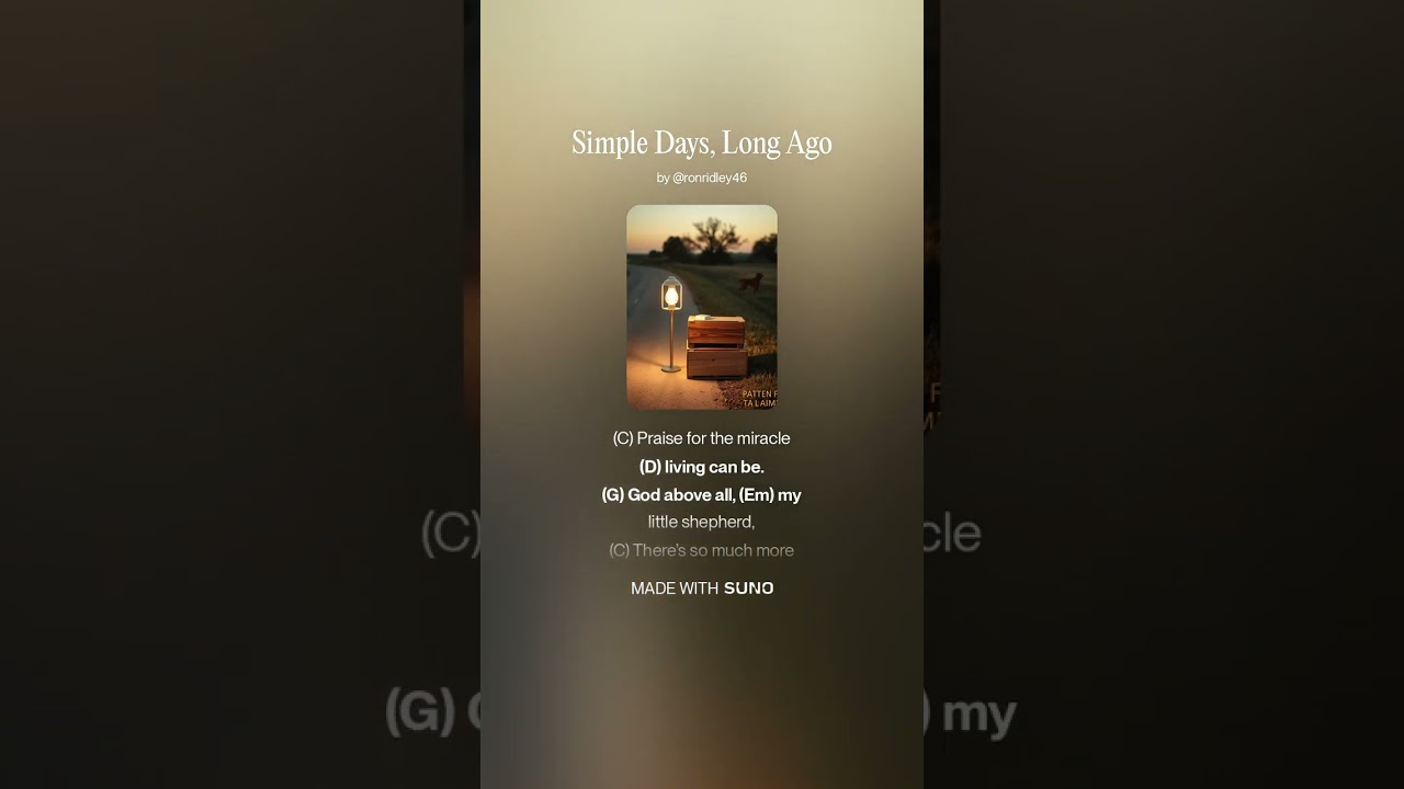 Simple Days, Long Ago version 1