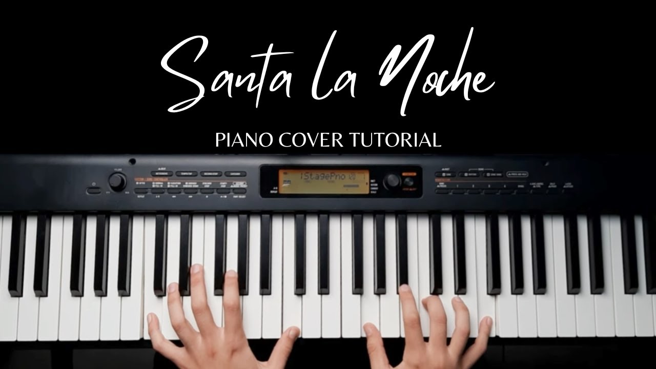 Santa la noche - Majo y Dan | Piano Cover Tutorial
