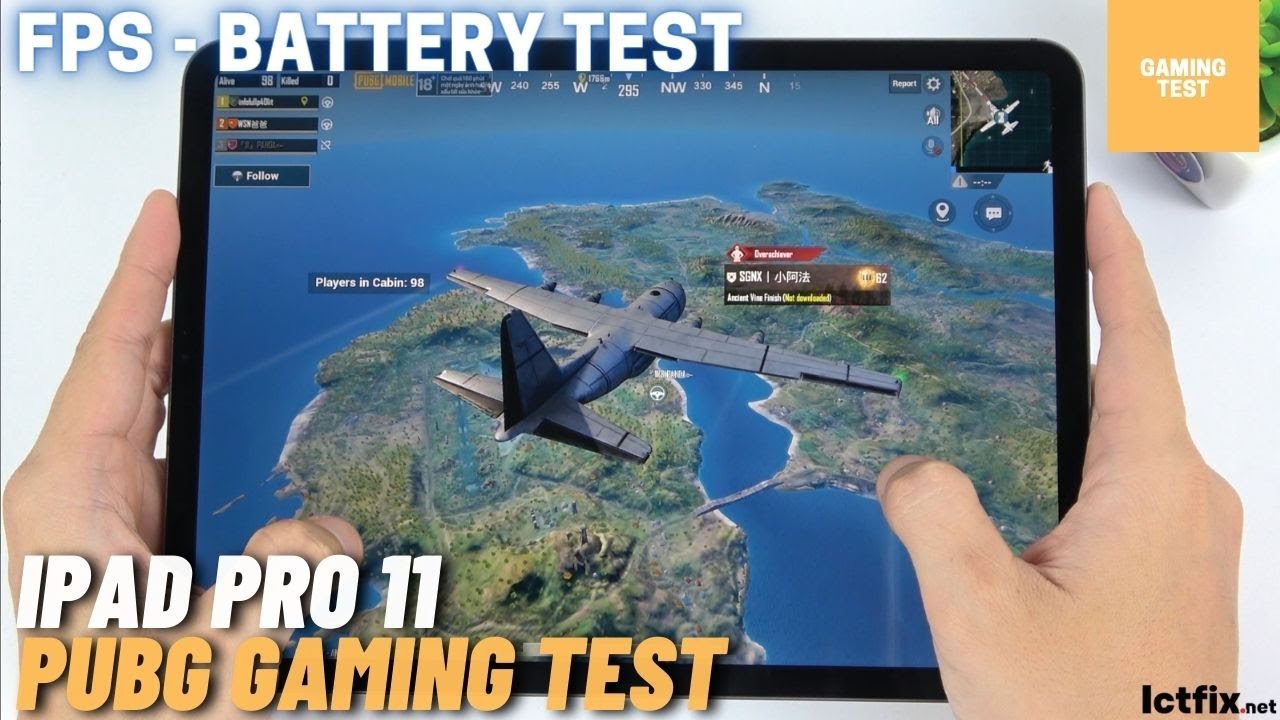 iPad Pro 2020 11 Inch PUBG Gaming test | Apple A12Z, 6GB RAM