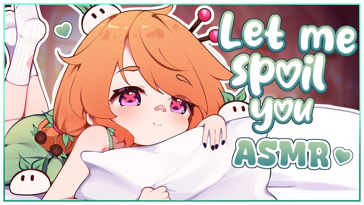 [ASMR] Let me take care of you ~ ♡ (Kisses, Cuddles, Hair brushing)