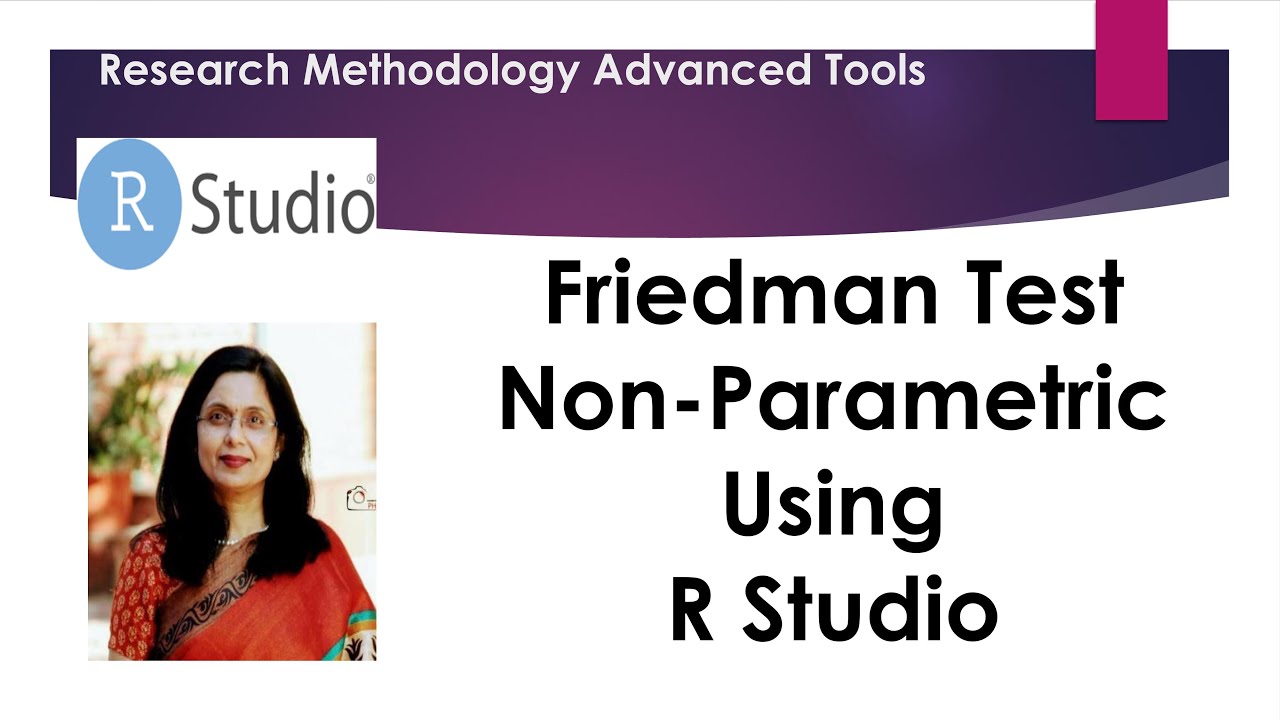 Friedman test using R studio(non parametric test)(data is not normally distributed)