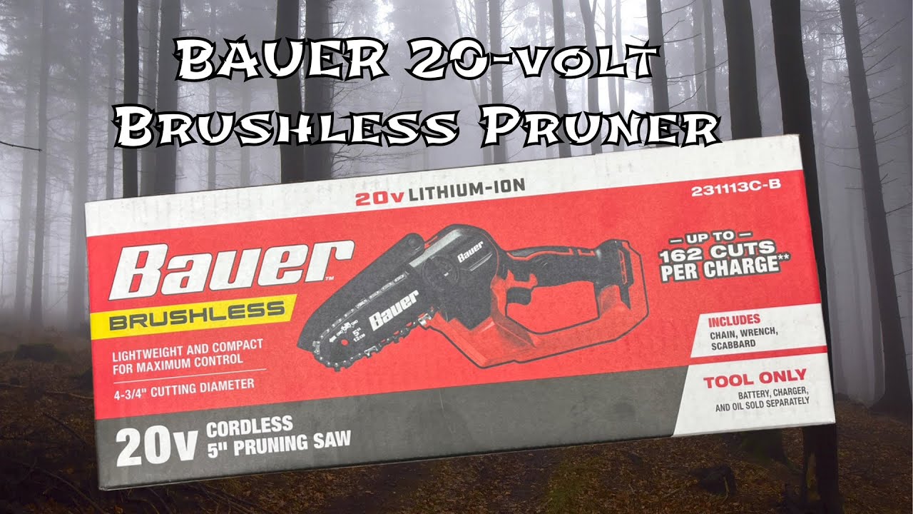 BAUER - 20-вольтовая бесщеточная садовая пила