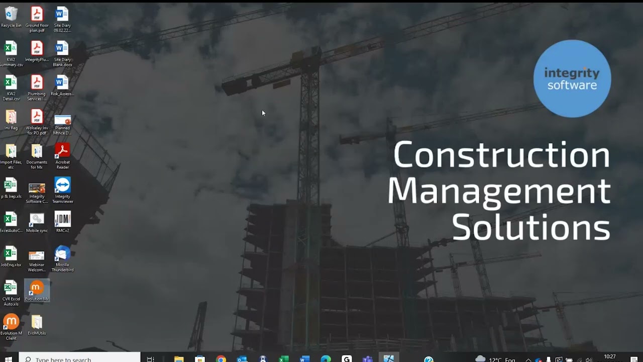 Contract Budget Import | Evolution Mx from Integrity Software